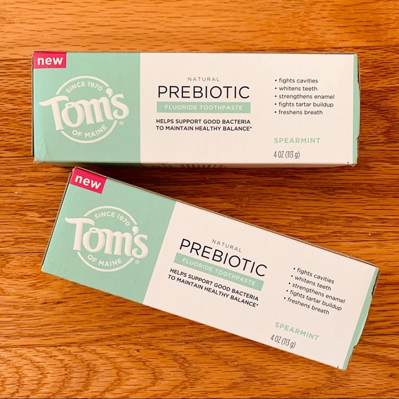 Tom’s of Maine Other - Tom's of Maine—Spearmint Prebiotic Fluoride Natural Toothpaste (Set of 2)